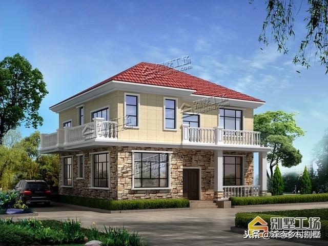 20萬左右鄉村別墅設計圖，花小錢建好房，驚艷全村