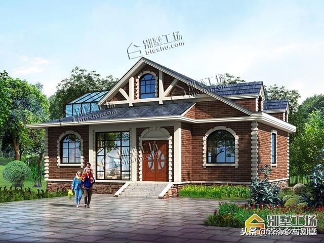 20萬左右鄉村別墅設計圖，花小錢建好房，驚艷全村