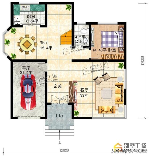 20萬左右鄉村別墅設計圖，花小錢建好房，驚艷全村