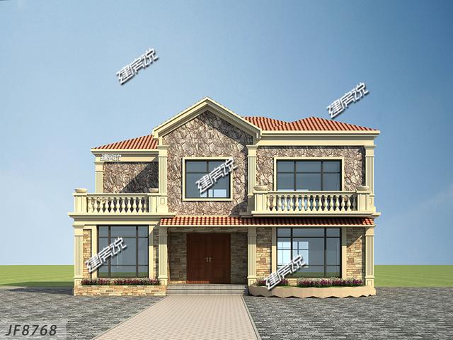 經濟實用二層小別墅設計圖，造價只需30萬，太受歡迎了