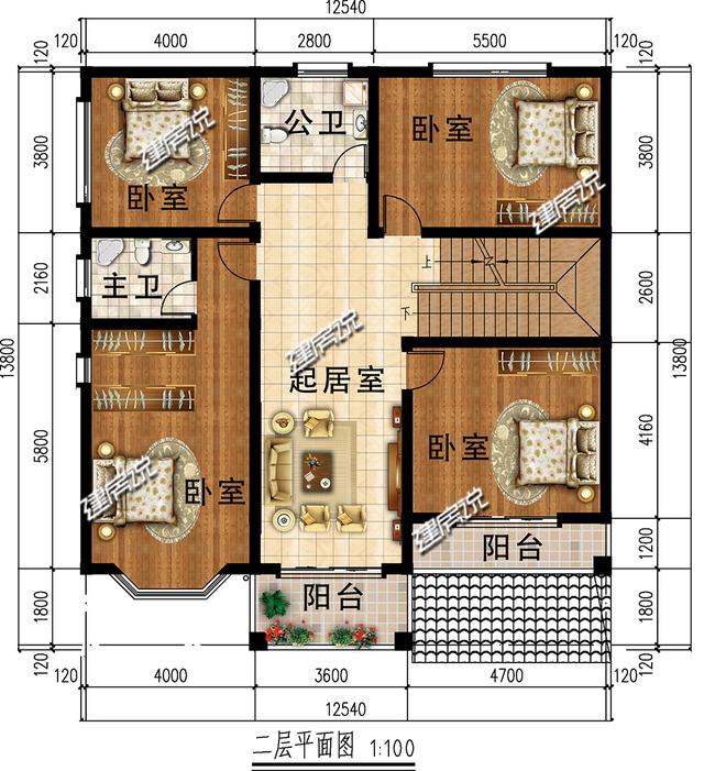 三層漂亮新中式別墅設計圖，讓你心動的別墅，您值得建造！
