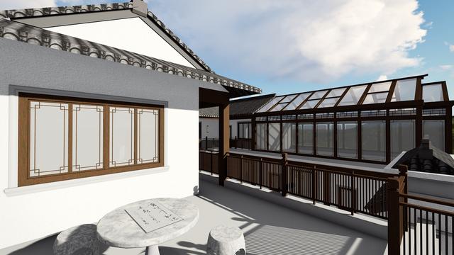 合院中式別墅設計圖，東方神韻之美，至高至上的境界