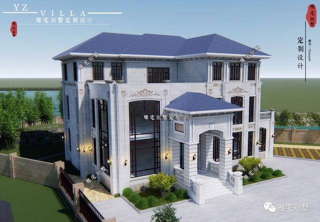 湖南三層歐式別墅設計圖，一套遠離城市喧囂的居家之所