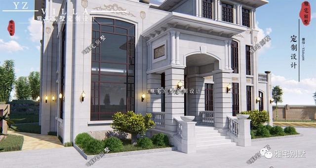 湖南三層歐式別墅設計圖，一套遠離城市喧囂的居家之所