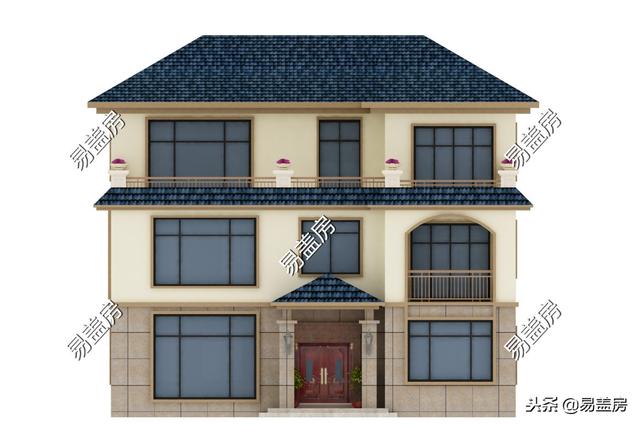 歐式別墅設(shè)計(jì)圖，家庭KTV配頂層露臺(tái)，生活享受引鄉(xiāng)親羨慕，造價(jià)60萬(wàn)