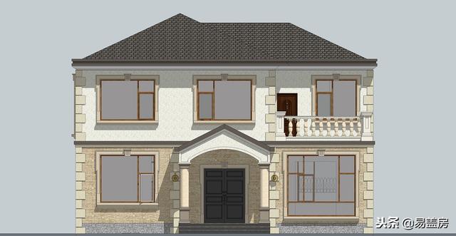 38萬鄉村別墅設計圖推薦，甘肅鋼結構歐式小樓性價比十足，真漂亮