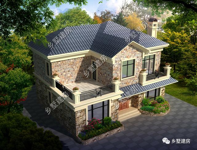 高檔次別墅設計圖，真真正正的農村別墅爆款，十里八村的都想建！