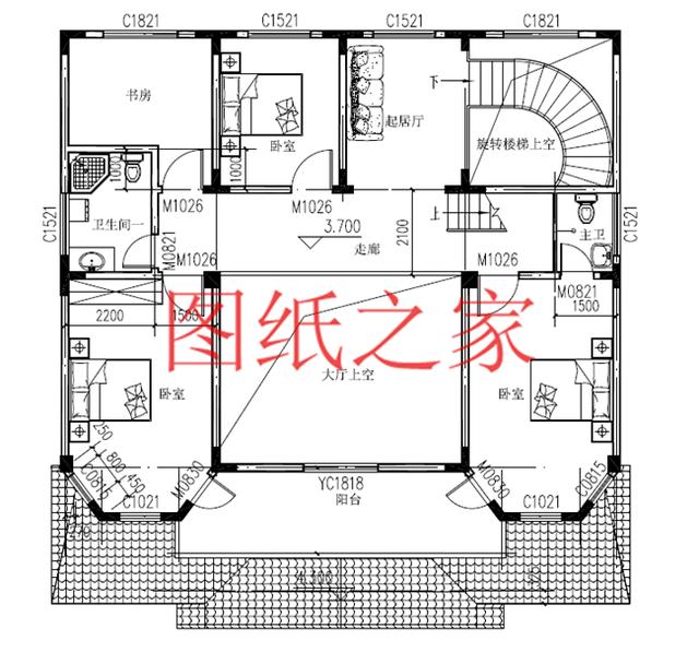 160平米的二層別墅設(shè)計圖，14X12米方正又實用，農(nóng)村建房的首選戶型！