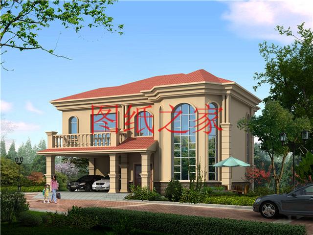 160平米的二層別墅設(shè)計圖，14X12米方正又實用，農(nóng)村建房的首選戶型！