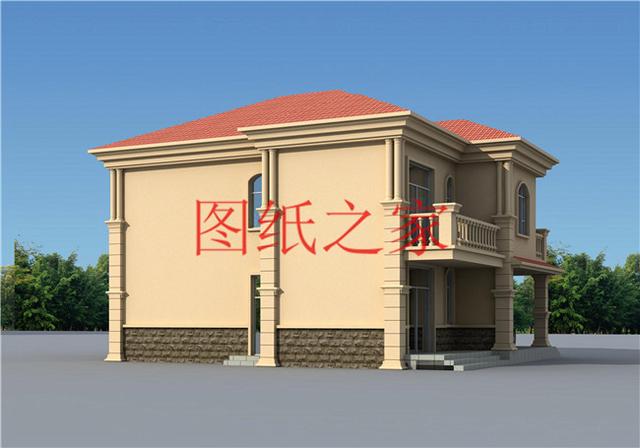 160平米的二層別墅設(shè)計圖，14X12米方正又實用，農(nóng)村建房的首選戶型！