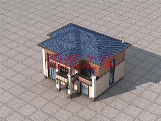 160平米的二層別墅設(shè)計圖，14X12米方正又實用，農(nóng)村建房的首選戶型！