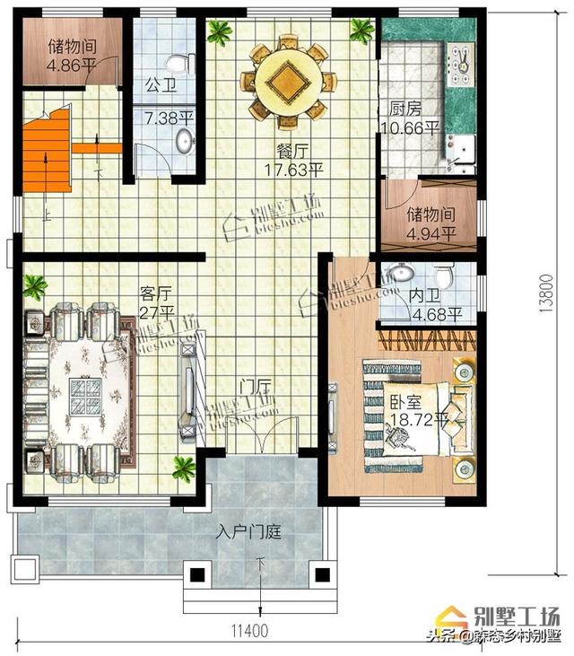 經典農村別墅設計圖紙，適合宅基地自建