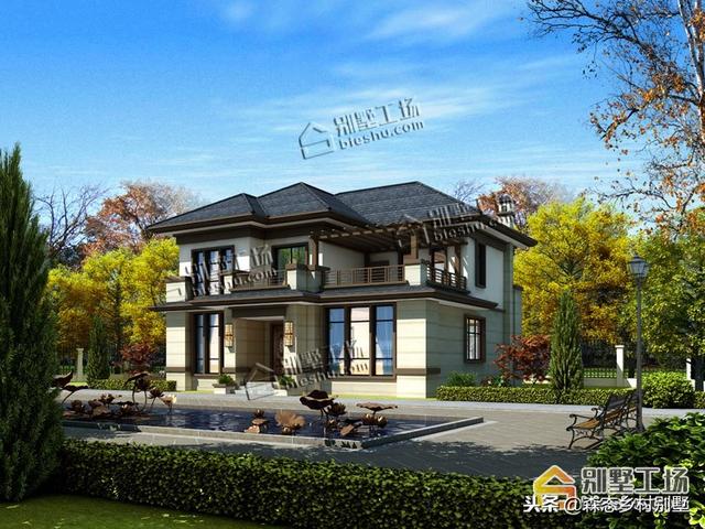經典農村別墅設計圖紙，適合宅基地自建