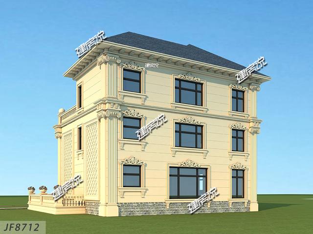 三層別墅設(shè)計(jì)圖，挑空客廳，大氣極了！包您滿(mǎn)意！