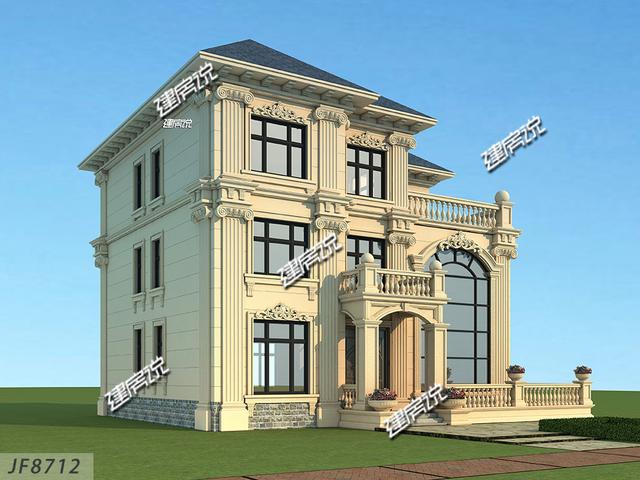 三層別墅設(shè)計(jì)圖，挑空客廳，大氣極了！包您滿(mǎn)意！