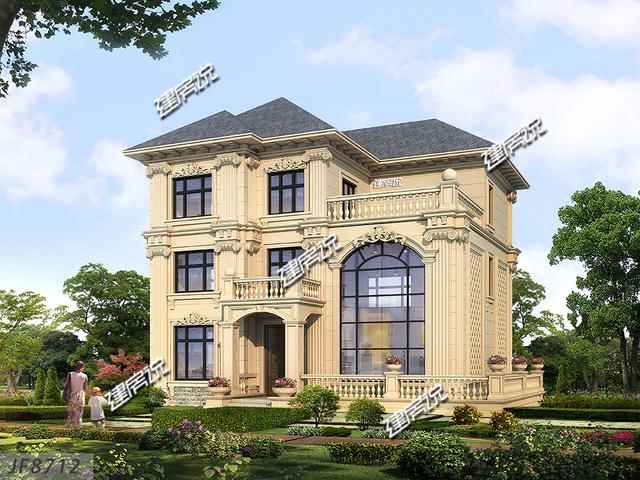 三層別墅設(shè)計(jì)圖，挑空客廳，大氣極了！包您滿(mǎn)意！