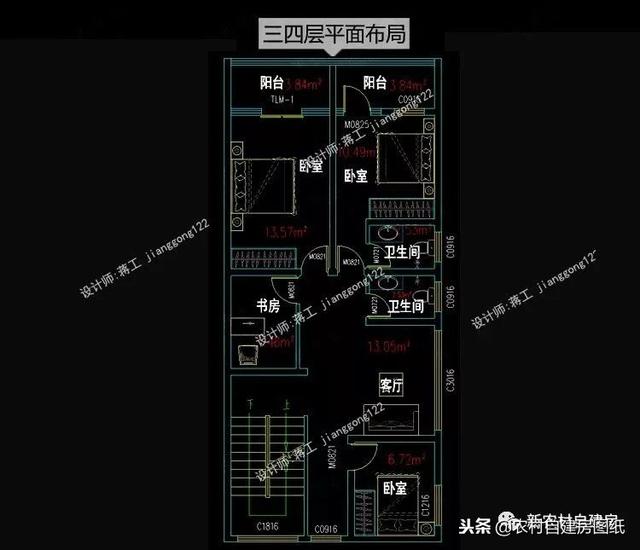 2款地基狹長(zhǎng)的小別墅設(shè)計(jì)圖，小面積也很有氣場(chǎng)