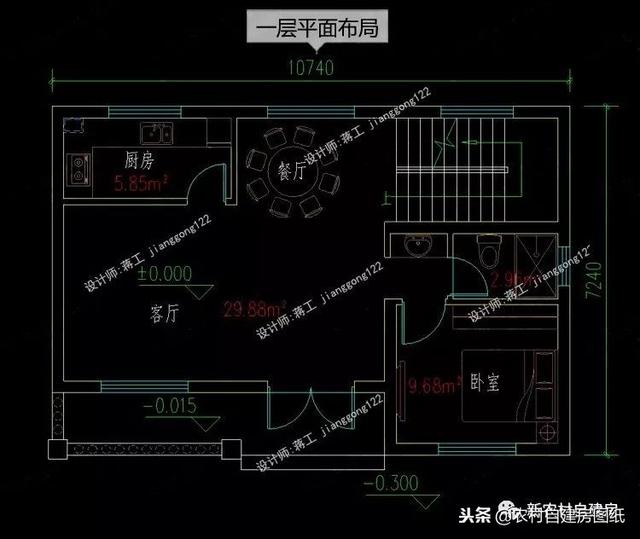 70平的農(nóng)村小戶型自建房屋，趕緊來挑選您喜歡的戶型吧！