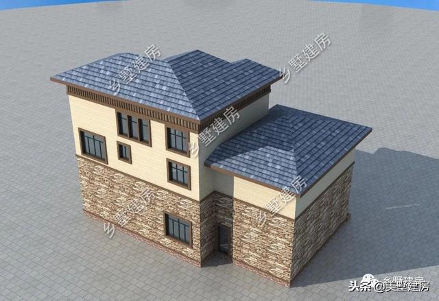 時尚洋氣農村別墅設計圖，怕成本太高？這兩套30萬左右的你肯定喜歡！