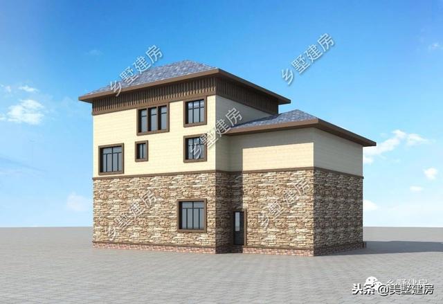 時尚洋氣農村別墅設計圖，怕成本太高？這兩套30萬左右的你肯定喜歡！