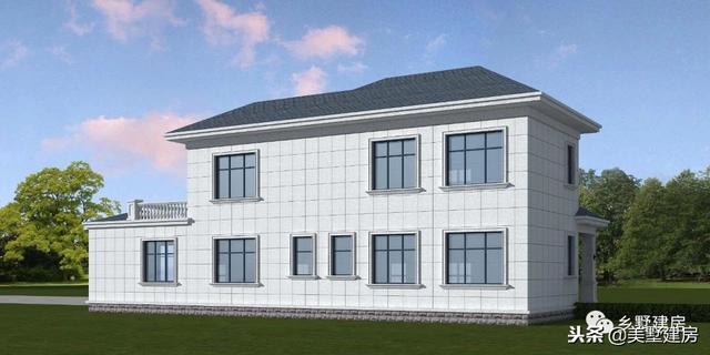 時尚洋氣農村別墅設計圖，怕成本太高？這兩套30萬左右的你肯定喜歡！