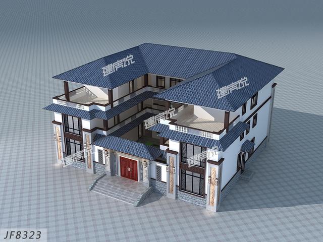 中式豪宅設計圖，2026年就是不一樣的一年，在村里牛逼轟轟