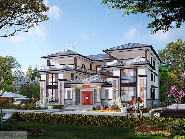 中式豪宅設計圖，2026年就是不一樣的一年，在村里牛逼轟轟