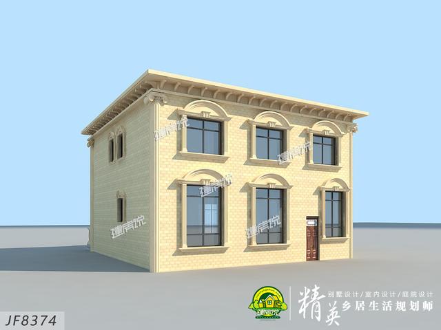 超級養眼的二層別墅設計圖紙，室內布局還很實用