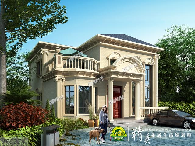 超級養眼的二層別墅設計圖紙，室內布局還很實用