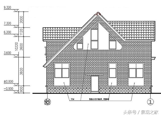 一層半小別墅設計圖，自建樓房設計方案推薦