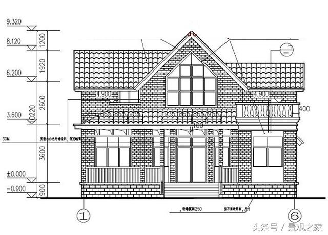 一層半小別墅設計圖，自建樓房設計方案推薦