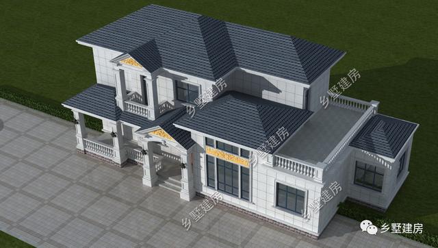 歐式二層小別墅設計圖，美到了極致，從骨子里透出的高貴感！