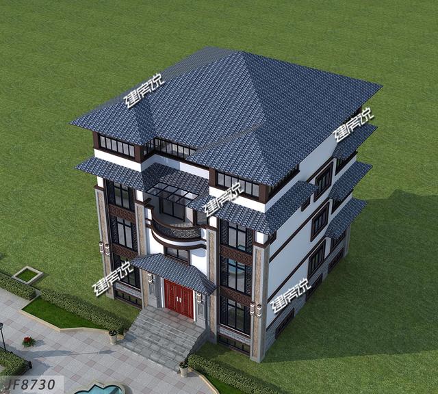 豪華中式別墅設(shè)計(jì)圖，這輩子，擁有一棟中式別墅，人生才不算白活