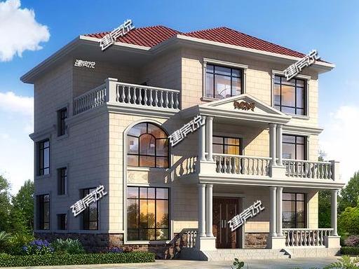 豪華歐式三層別墅設(shè)計(jì)圖推薦，好房子夠氣派，擁有一棟人生贏家