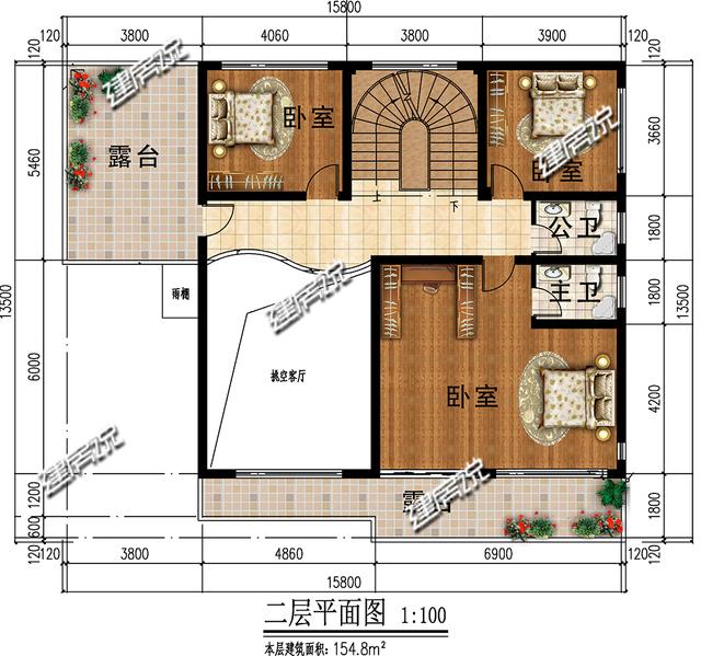 新款現代別墅設計圖，現代年輕人最愛，建一棟很拉風