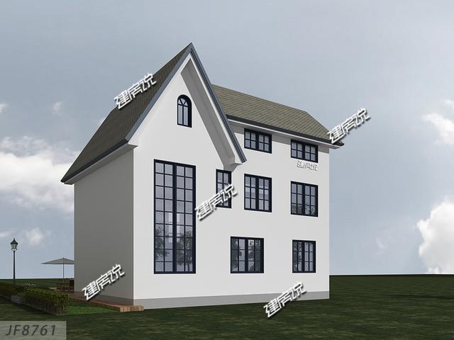 設計感十足的三層別墅設計圖，太好看了，一眼就愛上