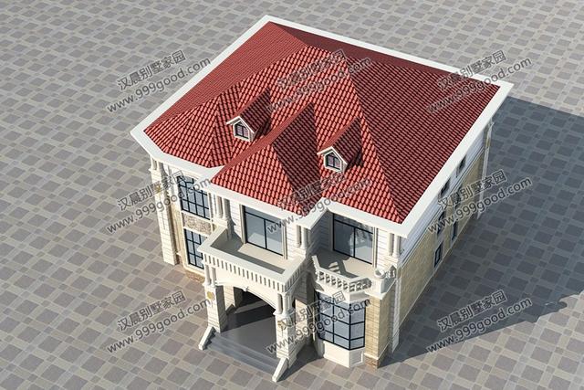 簡(jiǎn)歐別墅設(shè)計(jì)圖，占地135平，復(fù)式挑空和健身房，誰(shuí)更深得你心？