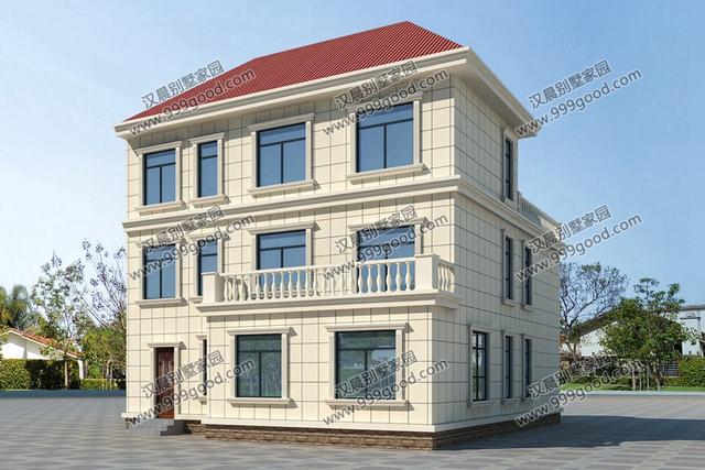 簡(jiǎn)歐別墅設(shè)計(jì)圖，占地135平，復(fù)式挑空和健身房，誰(shuí)更深得你心？