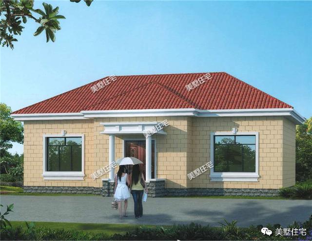 5套一層別墅設(shè)計(jì)圖，每一套都很便宜，最后一套最好看！