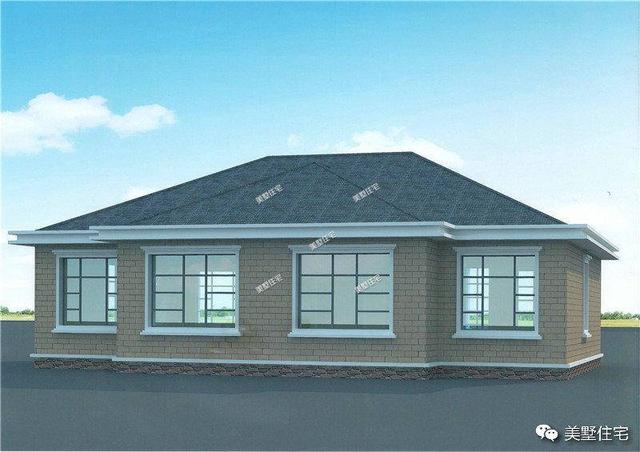 5套一層別墅設(shè)計(jì)圖，每一套都很便宜，最后一套最好看！