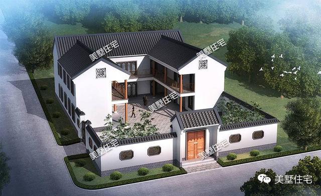 精選3套中式別墅設計圖，美觀大氣，鄉村建房還是中式好！