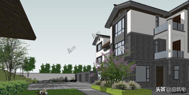 三層中式田園風(fēng)別墅設(shè)計(jì)圖，送給父母養(yǎng)老，也安放我們的鄉(xiāng)愁