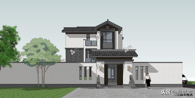 三層中式田園風(fēng)別墅設(shè)計(jì)圖，送給父母養(yǎng)老，也安放我們的鄉(xiāng)愁