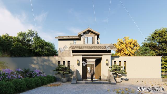 三層中式田園風(fēng)別墅設(shè)計(jì)圖，送給父母養(yǎng)老，也安放我們的鄉(xiāng)愁