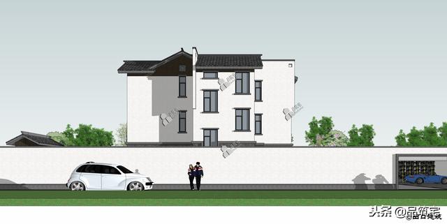 三層中式田園風(fēng)別墅設(shè)計(jì)圖，送給父母養(yǎng)老，也安放我們的鄉(xiāng)愁