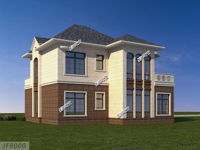 這棟2層別墅設(shè)計(jì)圖深受農(nóng)村喜愛(ài)，準(zhǔn)備好25萬(wàn)開(kāi)建