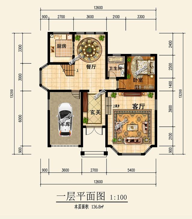 這棟2層別墅設(shè)計(jì)圖深受農(nóng)村喜愛(ài)，準(zhǔn)備好25萬(wàn)開(kāi)建