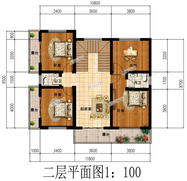 推薦給您一款現代別墅設計圖，農村人都住別墅了，我們還在為買房發愁