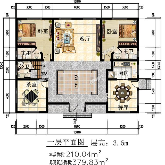 鄉村四合院設計圖紙，城里有房不羨慕，村里有棟四合院才叫牛！