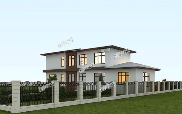 一棟美美的現代風別墅設計圖，是過好日子的開始，30萬就能建